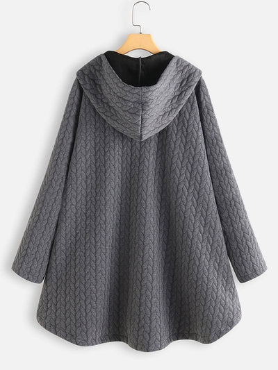 グロリア | ボタン付き暖かいジャケット