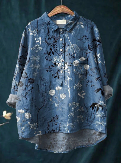 エリーゼ™ | クラシックな花柄シャツドレス
